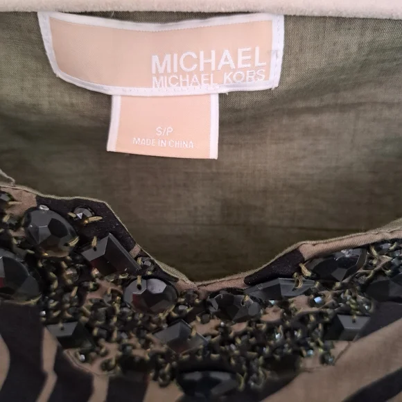 Michael Kors Zebra Print Dress, Size SP - Picture 3 of 9